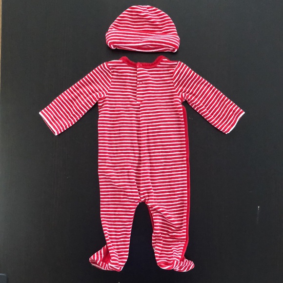 NWOT footsie with hat - Picture 2 of 5